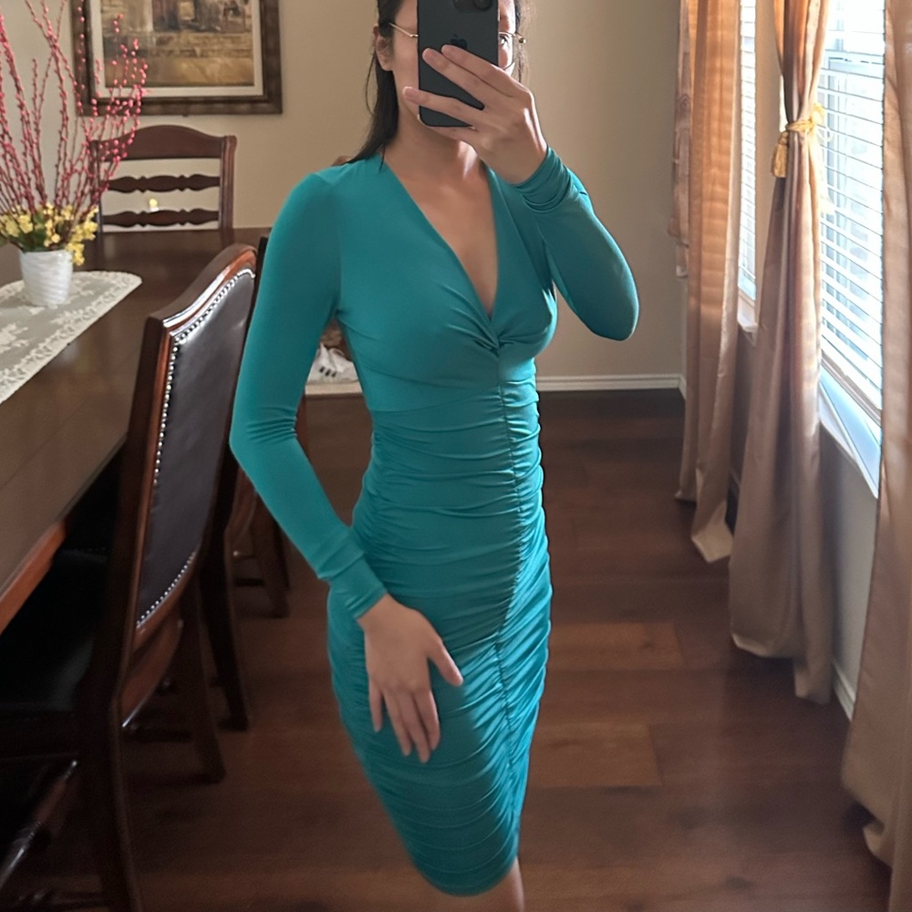 Vintage ruched dress